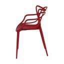Ver imagem 4 de Kit com 4 Cadeiras para Sala de Jantar Allegra Solna Vermelho