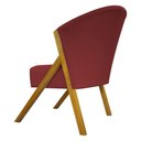 Ver imagem 7 de Kit 2 Poltronas Decorativa You Suede Braça Amadeirada - Vermelho Suede