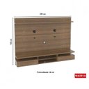 Ver imagem 3 de Painel para TV até 55 Polegadas 2 Portas 220cm Moscou Madesa
