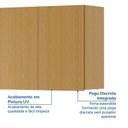 Ver imagem 6 de Ponte com Cabeceira Planejada Casal 3 Portas com LED Samambaia CabeCasa MadeiraOriginals Marrom