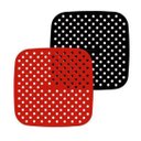 Ver imagem 2 de Protetor Tapete Silicone Airfryer Fritadeira Quadrado 18,5cm