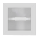 Ver imagem 1 de Porta Papel Higiênico Porcelanato Branco