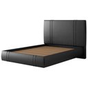 Ver imagem 6 de Cama Casal Flutuante com Cabeceira 140cm Astra S04 Couríssimo Preto - Lyam Decor