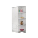 Ver imagem 1 de Guarda Roupa Doce Sonho Branco com Cantoneira Qmovi