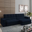 Ver imagem 3 de Sofá 4 Lugares Sereno Retrátil / Reclinável - Élpis Móveis - Azul
