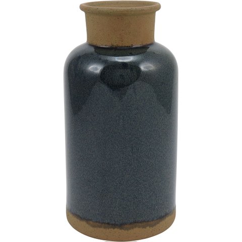 MOLDOVA GARRAFA DECORATIVA 31x16x16cm CERÂMICA AZUL