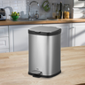 Lixeira Aço Inox Escovado Pedal e Balde Frame 12l Brinox - 6