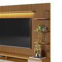 Ver imagem 6 de Estante Home Ripado 268cm Aloha para TV até 75 Nature/Off WHite G77 - Gran Belo