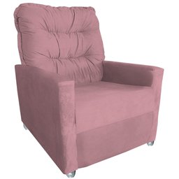 Poltrona Reclinavel Do Papai e Mamãe Italia Rosa - 2