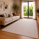 Ver imagem 1 de Tapete Decorativo Sala Quarto Coleção Fibras de Afeto Cinza Off White 2,00 x 3,00