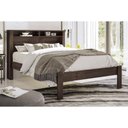 Ver imagem 1 de Cama de Casal Invicta com Baú + 2 Nichos Ébano - Santos Andirá