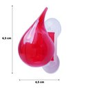 Ver imagem 6 de Kit 5 Suporte Organizador Dispenser Porta Escova de Dente:vermelho
