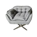 Ver imagem 1 de Poltrona Diamond Luxo Linho Cru - In9 Decor