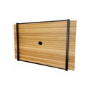 Ver imagem 3 de Painel para Tv até 55 Polegadas Ripado Becca Estilo Industrial 150 X 90cm