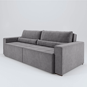 Ver imagem 3 de Sofa Cama 200cm Retratil e Reclinavel 4 Lugares Nepal