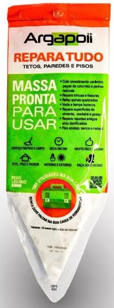 3unid Massa Pronta Repara Tudo (bisnaga) - 1