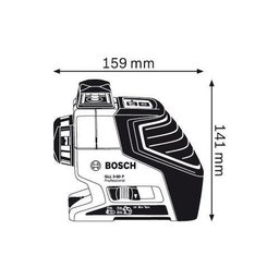 Nível a Laser Bosch GLL 3-80 P com Tripé BS150 - 5