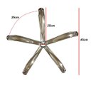 Ver imagem 3 de Base Estrela Cadeira Escritorio Kit 10 Uni Suspensao Trabalho Home Office Estudo Casa Sala Reposiçao