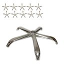 Ver imagem 1 de Base Estrela Cadeira Escritorio Kit 10 Uni Suspensao Trabalho Home Office Estudo Casa Sala Reposiçao