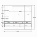 Ver imagem 5 de Painel Vega P/ Tvs até 55'' C/ Gaveteiros e Prateleiras Suporte para Itens - Cinza Perolizado/