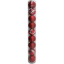 Ver imagem 3 de Kit 27 Bolas Natalino Enfeite Árvore Natal Vermelho Glitter