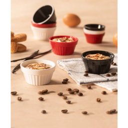 Conjunto 6 Ramekins Brancos Canelados 90ml Plástico Potinho Bowl Pequeno Uno Coza - 2 Conjunto 6 Ramekins Brancos Canelados 90ml Plástico Potinho Bowl Pequeno Uno Coza - 2