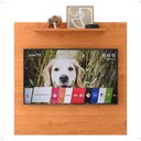 Ver imagem 1 de Painel Star Tv 32" Prateleira Superior Inferior 90x90 Decoração Sala Estar Quarto Recepção Cinamomo