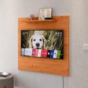 Ver imagem 3 de Painel Star Tv 32" Prateleira Superior Inferior 90x90 Decoração Sala Estar Quarto Recepção Cinamomo