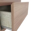 Ver imagem 5 de Mesa de Apoio e Cabeceira 2 Gavetas Chanfradas - Campeche - Jequitibá Brilho