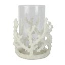 Ver imagem 1 de Porta vela / Vaso Vidro e Resina modelo Coral STR