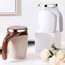 Ver imagem 4 de Caneca Mixer Automática Elétrica Inox Misturador Café Shake