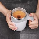 Ver imagem 5 de Caneca Mixer Automática Elétrica Inox Misturador Café Shake