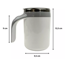 Ver imagem 2 de Caneca Mixer Automática Elétrica Inox Misturador Café Shake