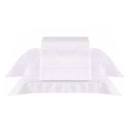 Jogo de Cama Casal Bud Vision Colors 270 Fios Buddemeyer - Branco - 1