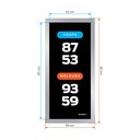 Ver imagem 2 de Chapa Vitrocerâmica 87 X 53 Cm / com Moldura Inox / para Fogão a Lenha