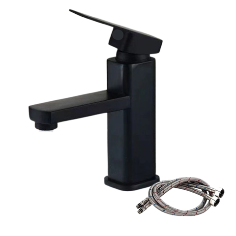 Torneira de Banheiro Lavabo Luxo Metal Preto