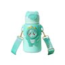 Garrafinha C/ Canudo Squeeze Infantil Garrafa Bebe Tér Verde - 1