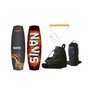 Kit Completo Wakeboard Navis Prancha Gasolina 142 Botas Cabo - 1