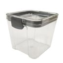 Ver imagem 5 de Pote Hermetico Acrilico Kit 2 Unidades Transparente Veda Tampa com Trava Alimento Cozinha Armario Or