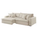 Ver imagem 2 de Sofá Zen Linho 02 Módulos 90 Cm B25 Meu Sofá Online