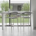 Ver imagem 1 de Kit 2 Banquetas Cozinha Gourmet Trançada Área Externa Trancoso Rivatti