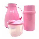 Ver imagem 1 de Kit Passeio Bebê Unibaby Rosa:liso/rosa