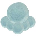 Ver imagem 1 de Kit 4 Prato Fundo Ryo Blue Bay Massa Risoto Oxford 22cm Luxo