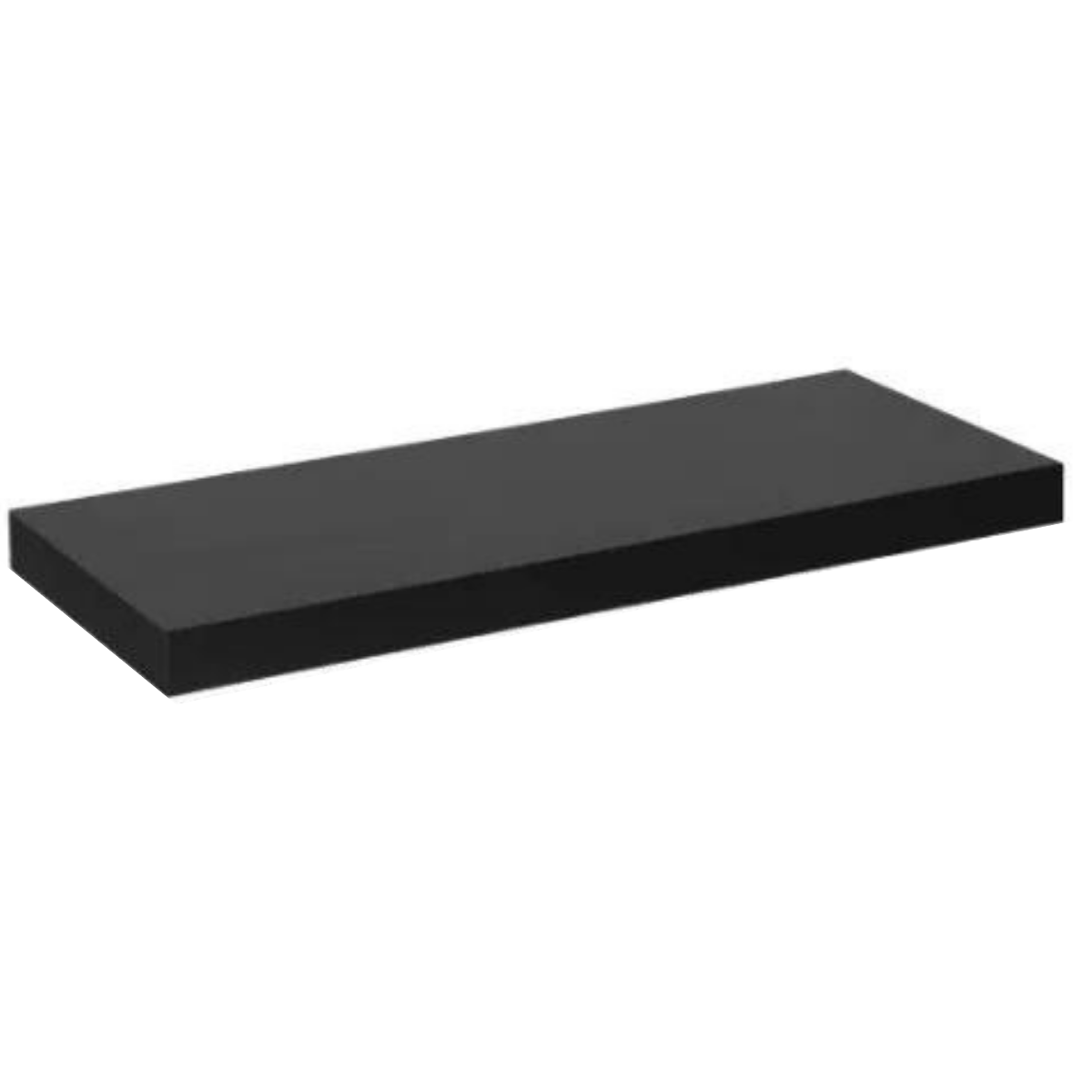 Prateleira Parede 60x30 Madeira Preto Todas Bordas Fitadas | MadeiraMadeira