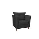 Ver imagem 2 de Kit 2 Poltronas Isa Luxuosa para Recepção e Escritório Advocacia - Sv Decor:preto