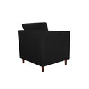 Ver imagem 3 de Kit 2 Poltronas Isa Luxuosa para Recepção e Escritório Advocacia - Sv Decor:preto