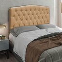 Ver imagem 4 de Cabeceira Greta Cama Box Casal 140cm Linho Bege