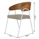 Ver imagem 7 de Poltrona Aero Cadeira Decorativa Com Apoio Overseas