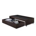Ver imagem 6 de Base Box Cama Viúva com Gaveta Sapateira para Colchão 120x203 Cm Courino Linho