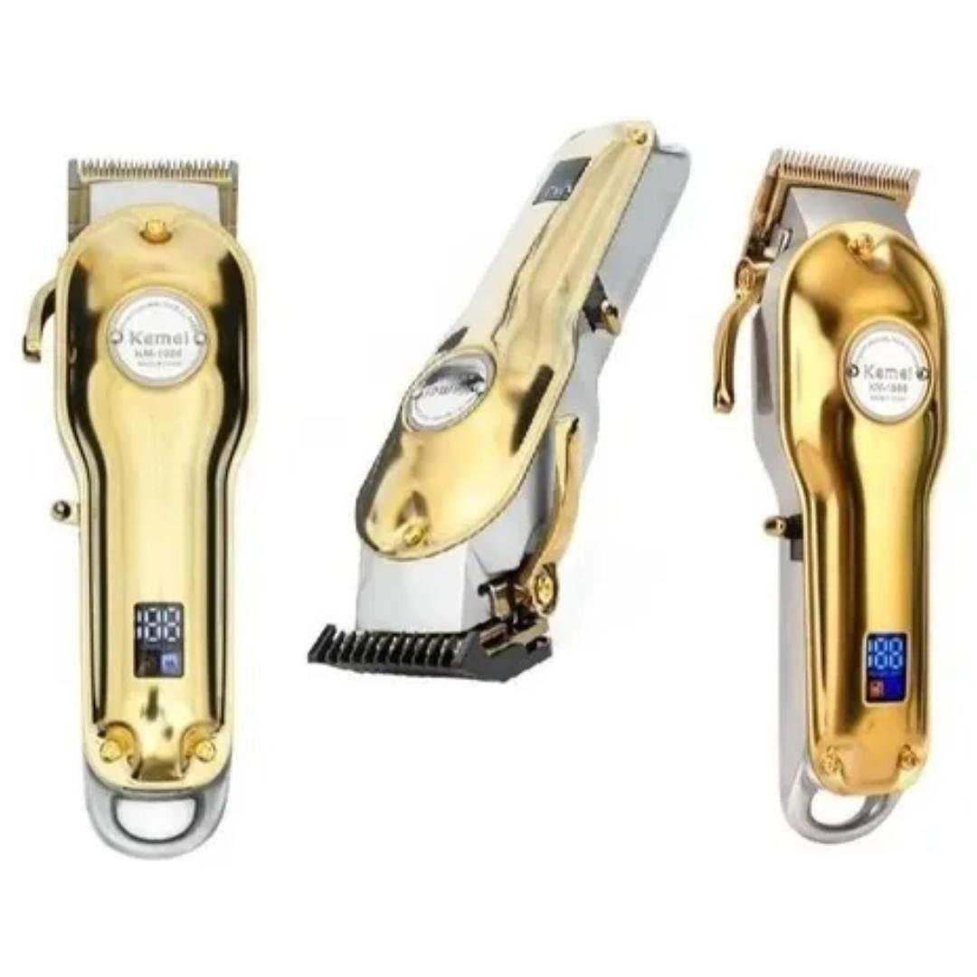 3 Maquinas Kemei Profissional Corte Acabamento Shaver - 4